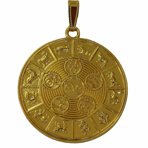 Feng Shui 5-Element Balancing Medallion Pendant