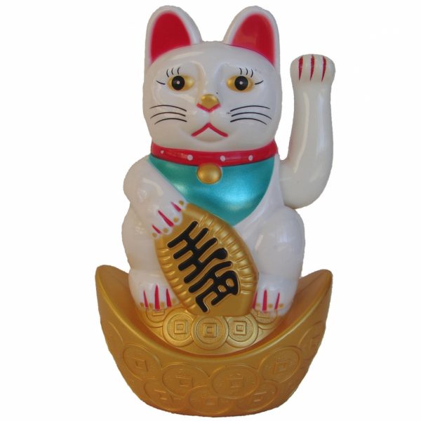 White Money Cat on Ingot