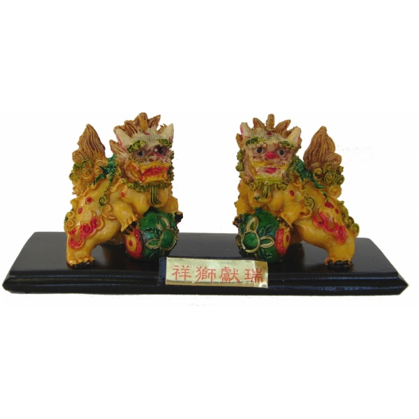 Pair of Feng Shui Foo Dogs