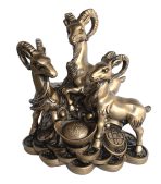 Three Sheep Statue