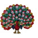 Bejeweled Peacock-red