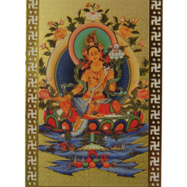 Yellow Tara Talisman Card