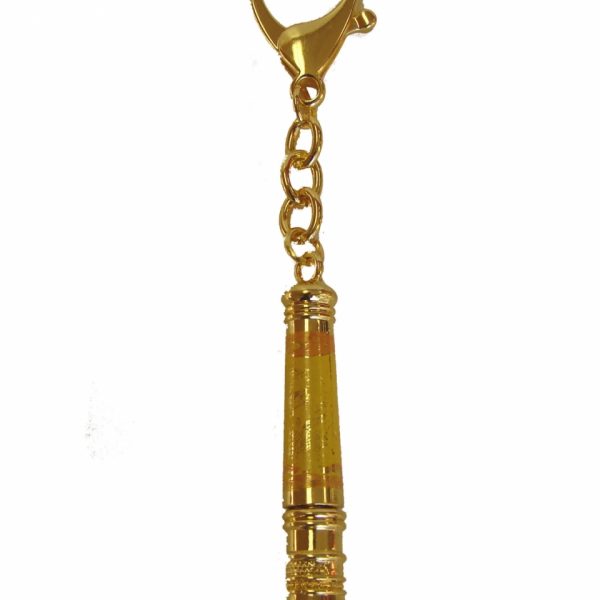Yellow Victory Dragon Baton Key Chain