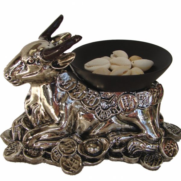 Wishfulfilling Cow with Cowrie Shells