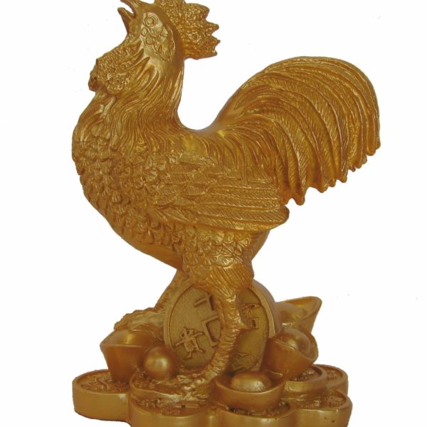 Golden Rooster Statue