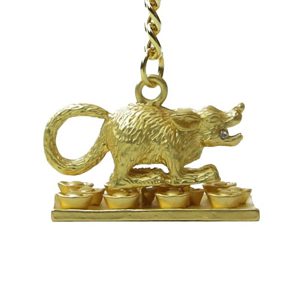 Mongoose Amulet Keychain