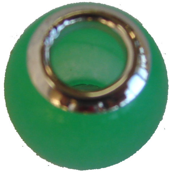 Sterling Silver Drum Shape Jade Pendant