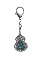 Blue Medicine Buddha Wu Lou Keychain Amulet