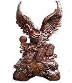 Big Brown Prosperity Eagle Statue
