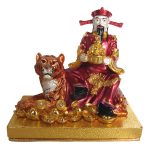 Bejeweled God of Wealth on Tiger