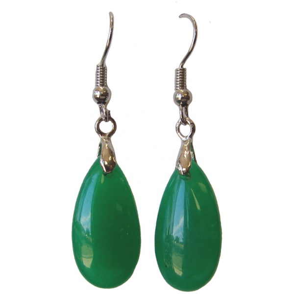 Jade Dangle Drop Earrings