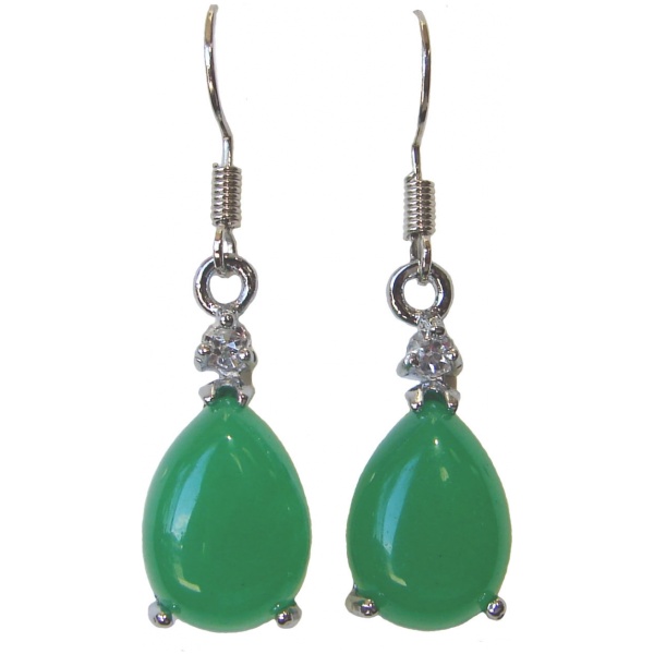 Jade Dangle Drop Earrings