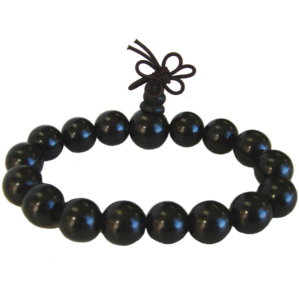 Men's Black Ebony Wood Bracelet