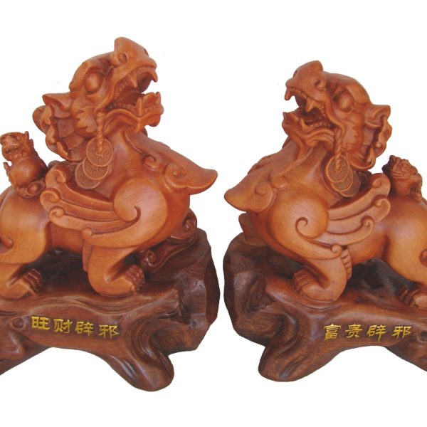 Pair of Pi Yao Statues