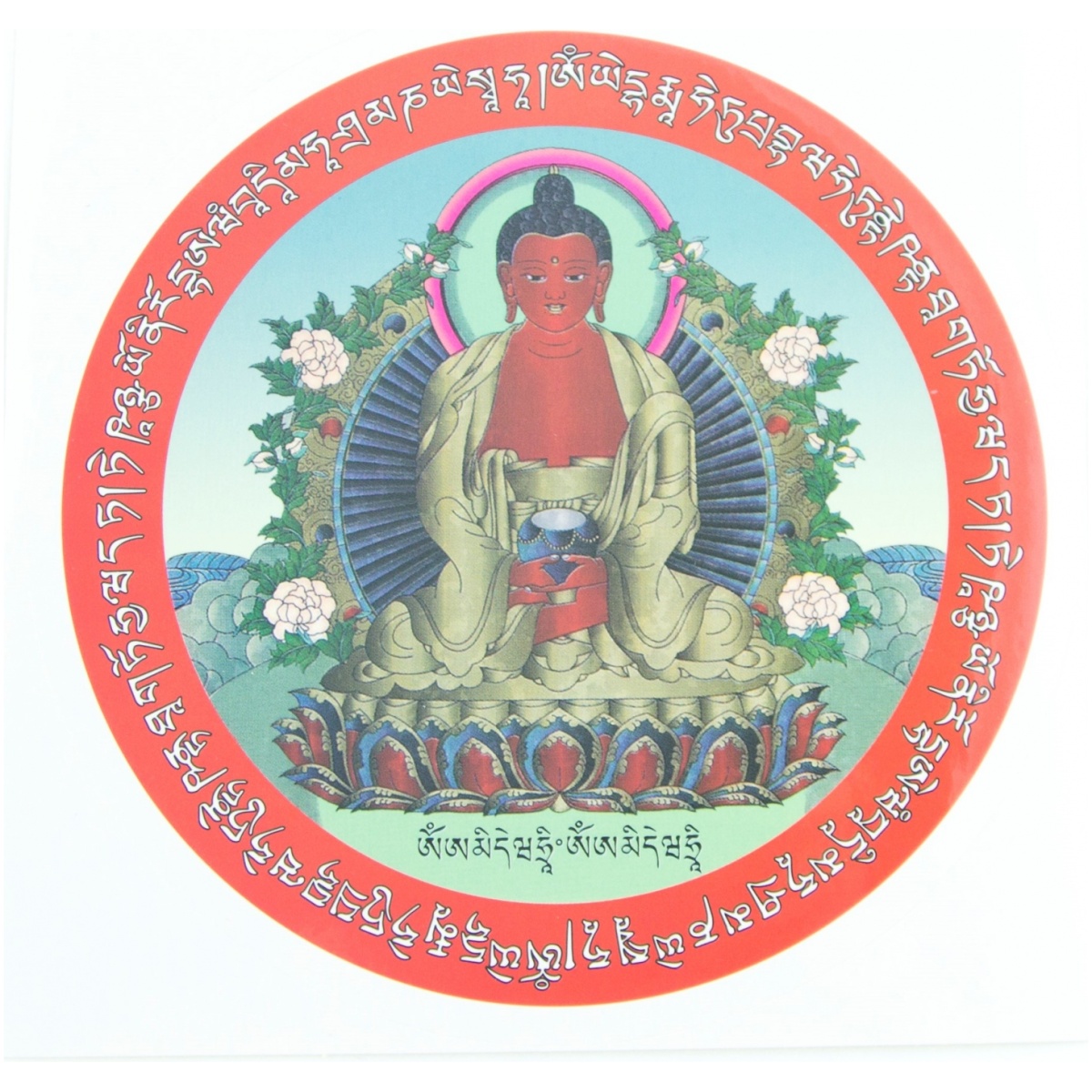 Amitabha Window Sticker