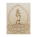 Hum on Lotus Window Sticker