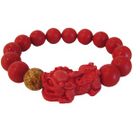 Red Stone Bracelet w/ Pi Yao