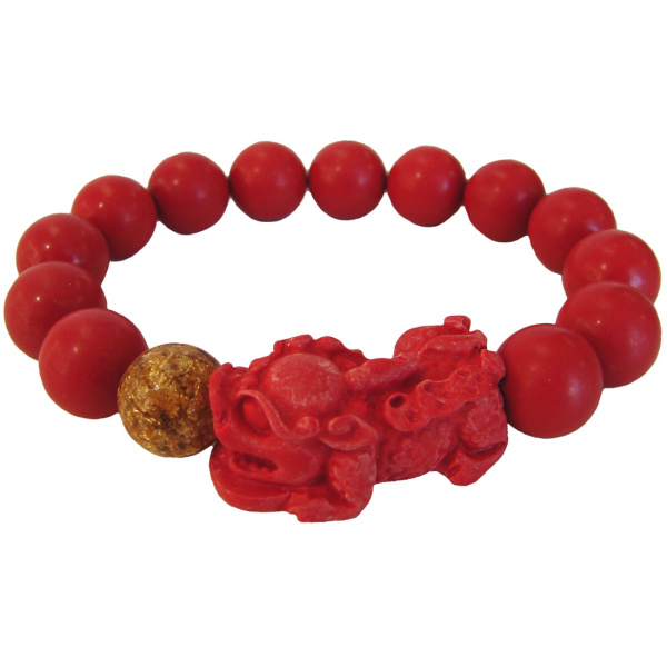 Red Stone Bracelet w/ Pi Yao