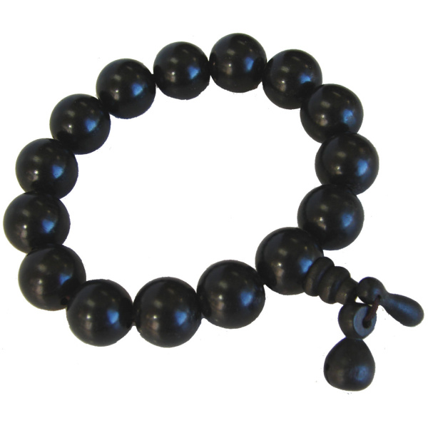 Men's Black Ebony Wood Bracelet