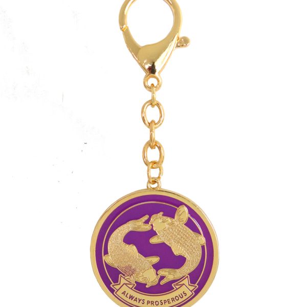 Double Fish "Always Prosperous" Amulet