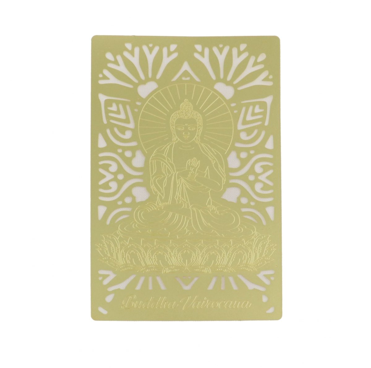 Buddha Vairocana Card