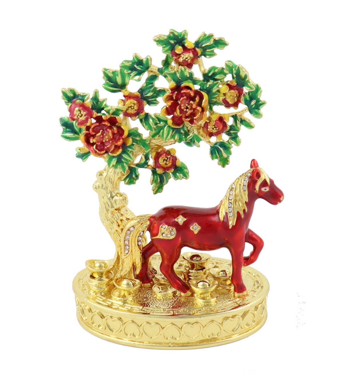 Bejeweled Peach Blossom - Horse