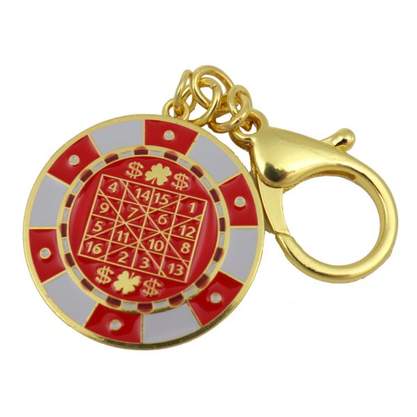 Winning Chip Talisman Amulet Keychain