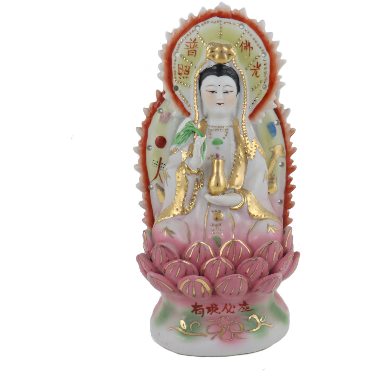 10 Inch Sitting Guan Yin Statue