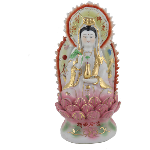 10 Inch Sitting Guan Yin Statue