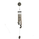 6-Rod Brown YinYang Windchime