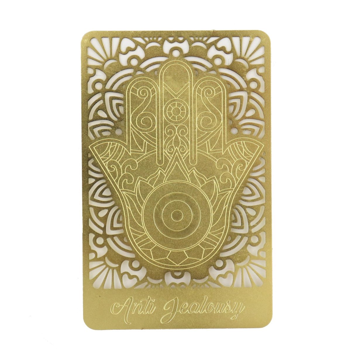 Anti Jealousy Golden Talisman Card