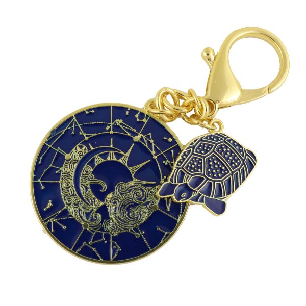 Black Tortoise Lunar Mansions Harmonizing Amulet Keychain