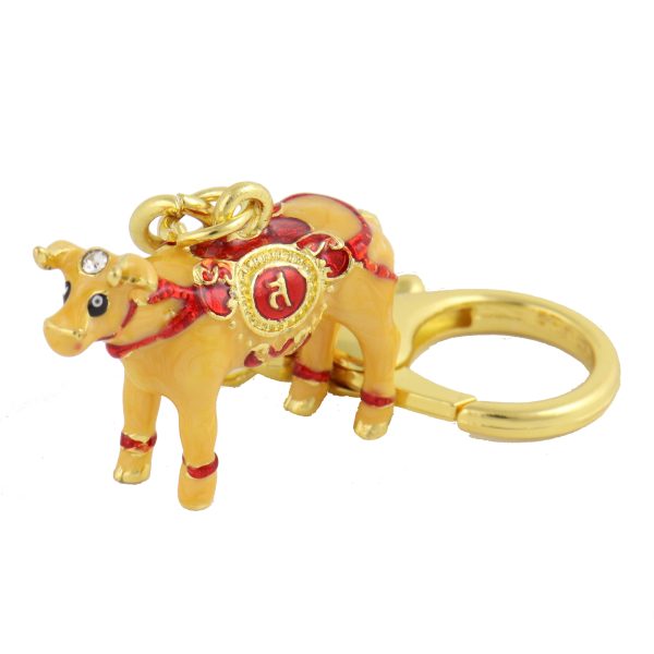 Sacred Resource Cow Amulet Keychain