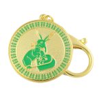 Rabbit Peach Blossom Amulet Keychain
