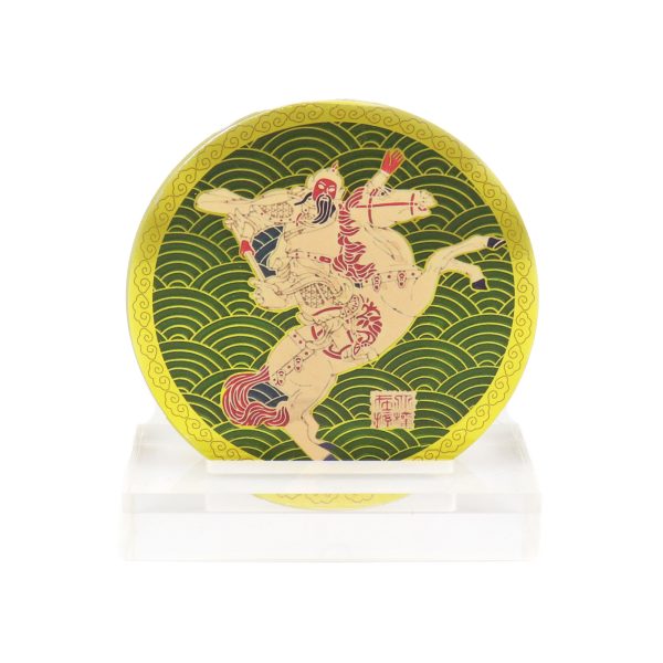 Kwan Kung Riding A Horse Plaque