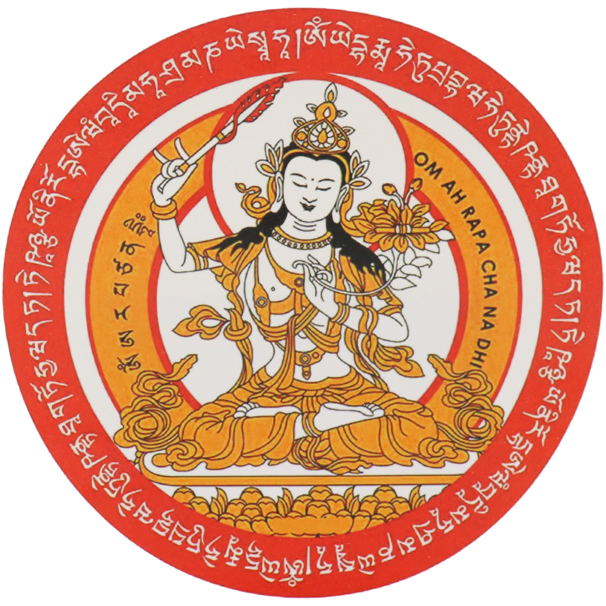 Manjushri Window Sticker
