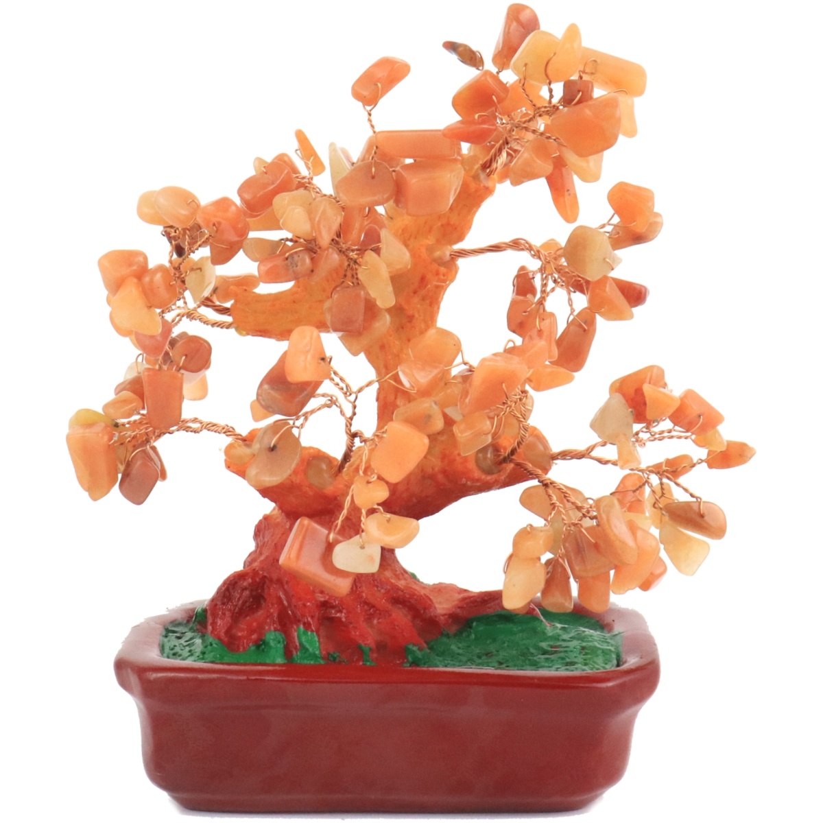 Red Carnelian Gemstone Tree