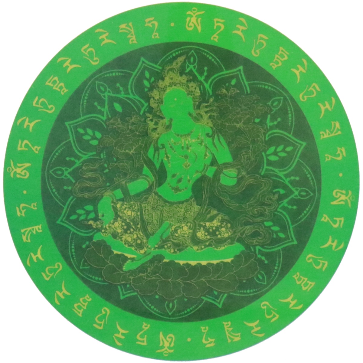 Green Tara Window Sticker