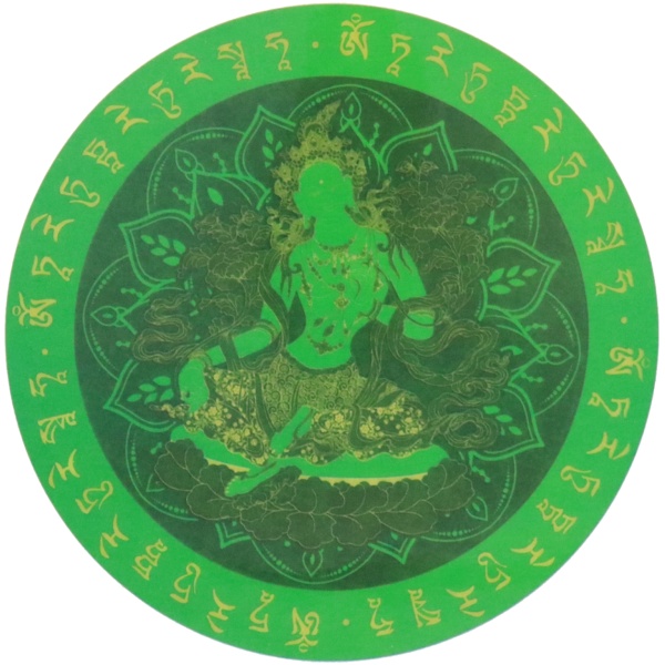 Green Tara Window Sticker