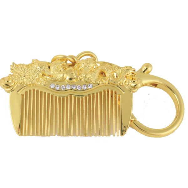 Happy Marriage Comb Amulet Keychain