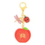 Harmony Apple Amulet with Ladybug and Dragonfly