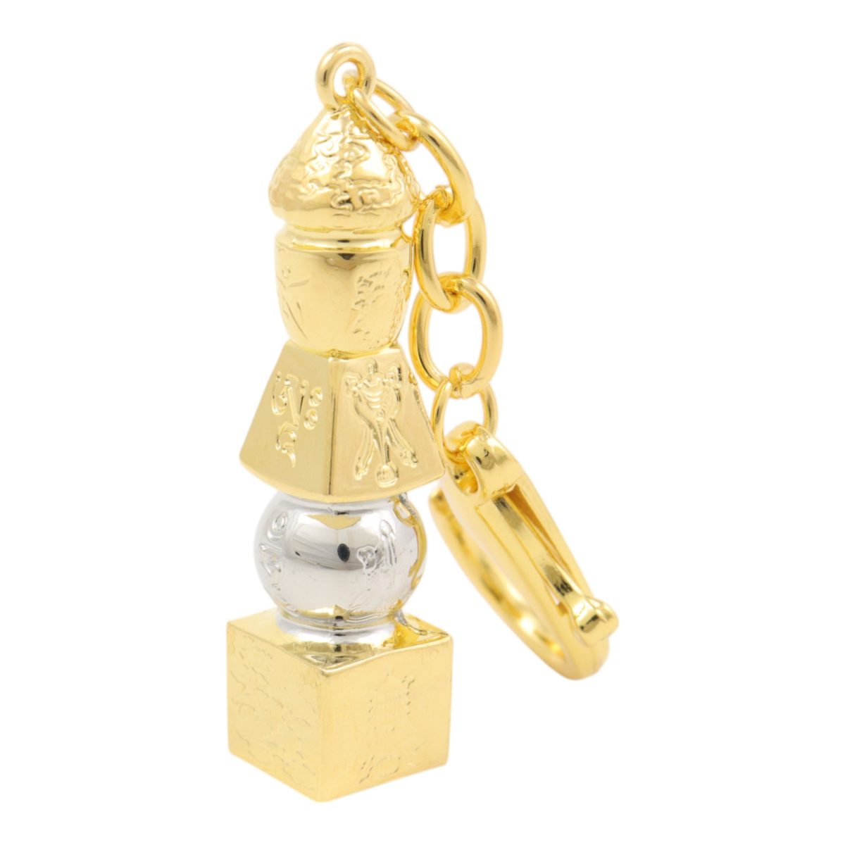 5 Element Pagoda Amulet with 8 Auspicious Objects
