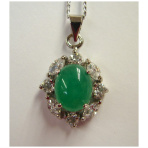 Green Jade Pendants-without chain